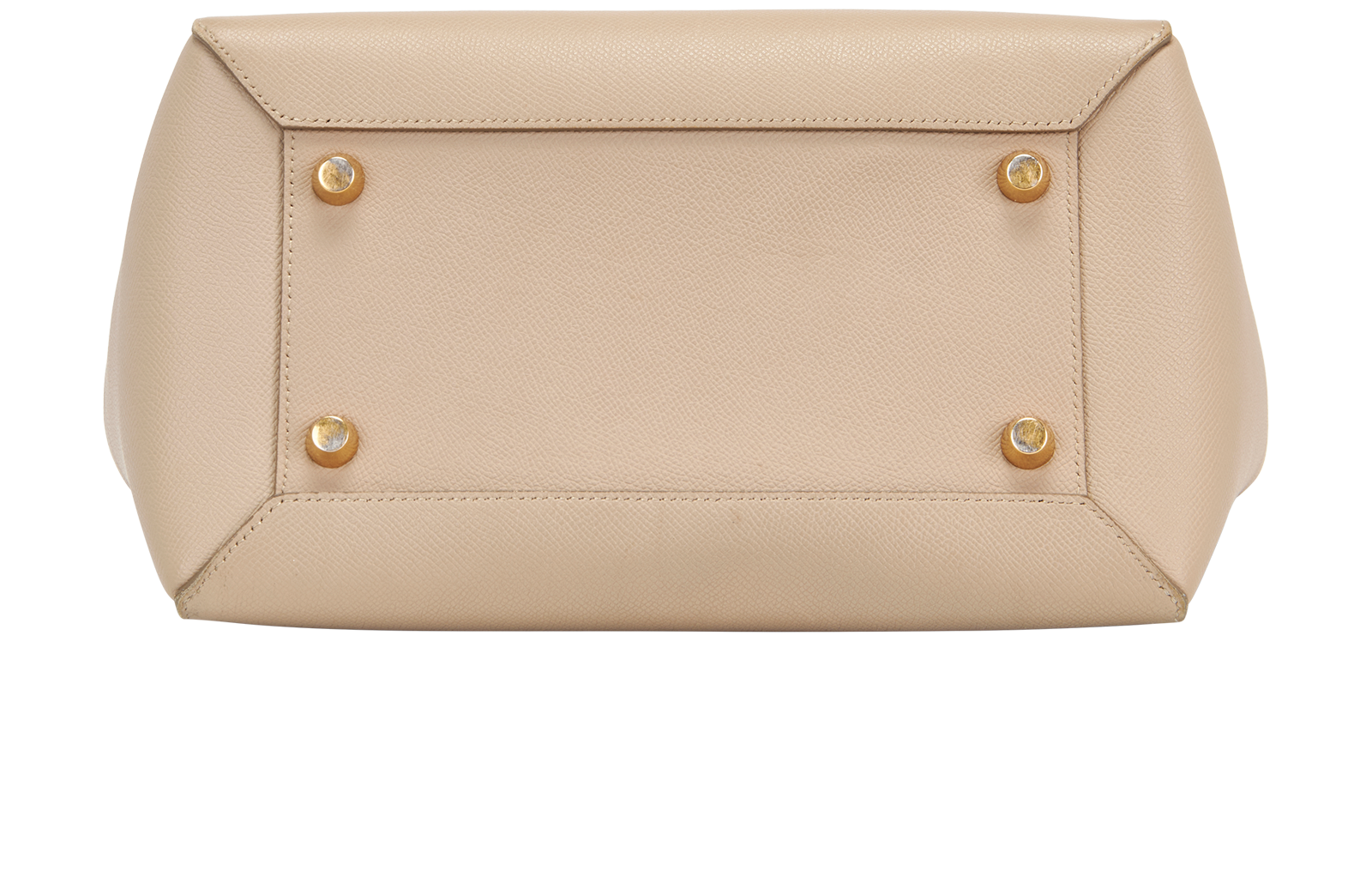 Mini Belt Bag, &pound;495, Handbags, Taupe, Leather, Top view